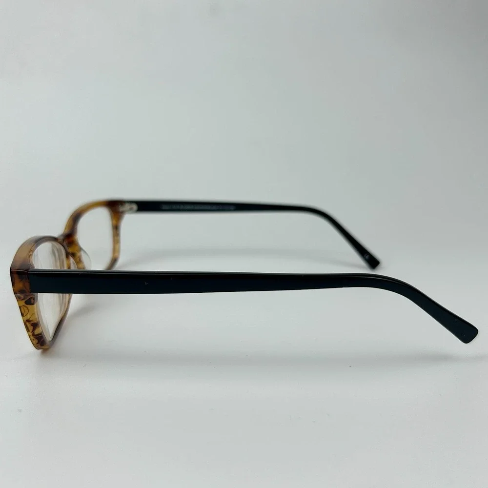 Heart 1219 Blonde Havana Womens Eyeglasses Black Tortoise Full Rim 51-15-140 mm